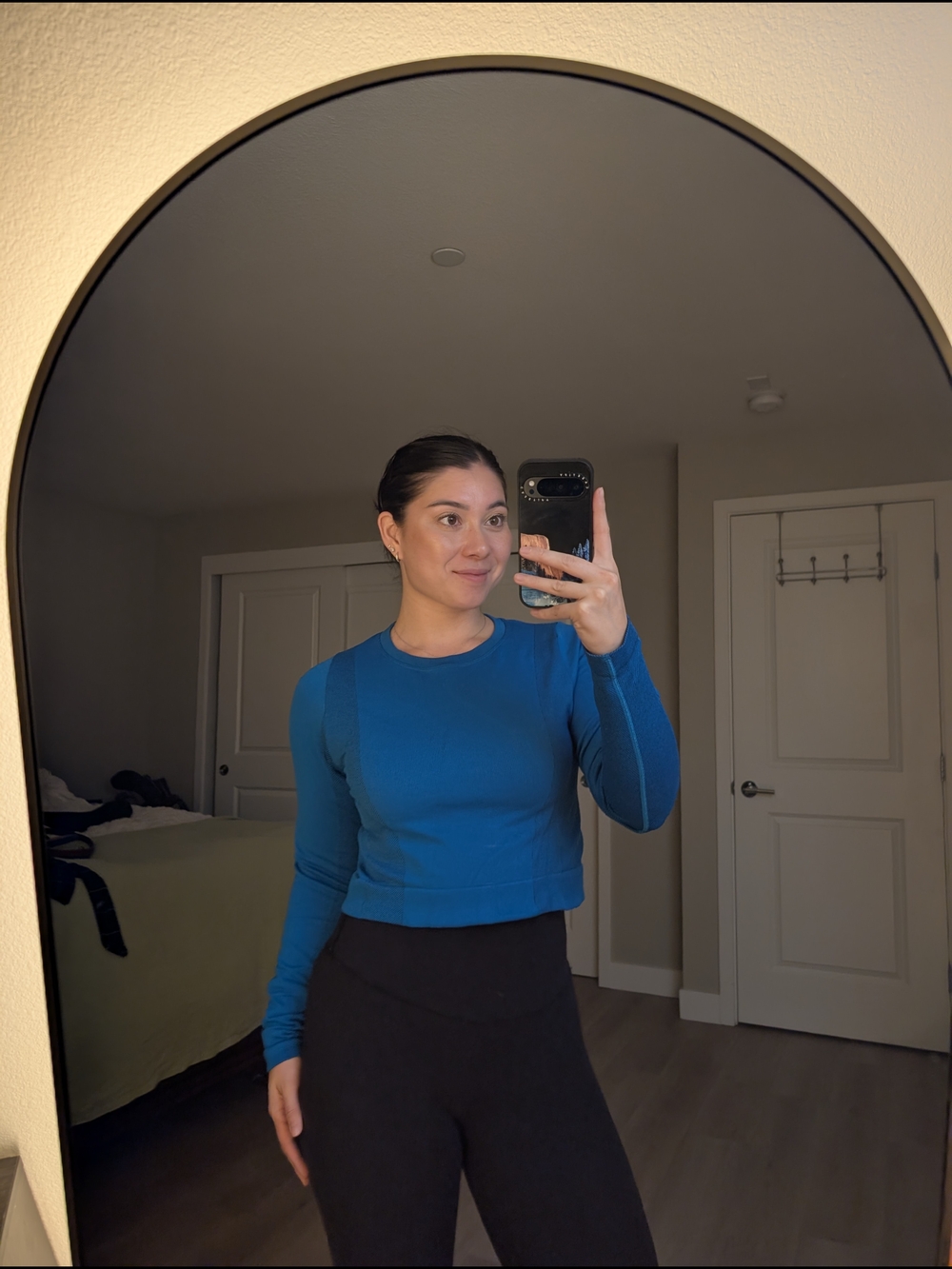 *MOVING SALE* all in motion Blue Long Sleeve Top